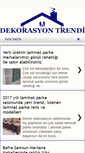 Mobile Screenshot of dekorasyontrendi.com