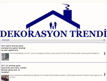 Tablet Screenshot of dekorasyontrendi.com